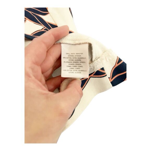 Anthropologie Maeve Nautical Rope Open Back Bow Back Shift Dress Size 6 - Picture 8 of 8